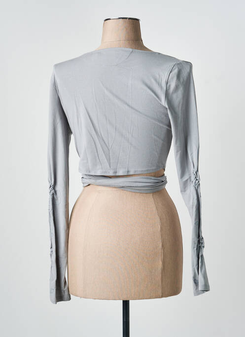 Cardigan petrecut gri MYRINE & ME femeie