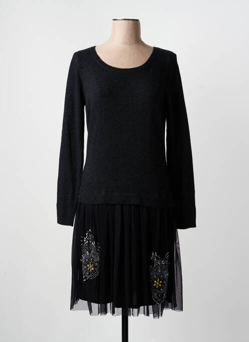 Rochie midi negru NOUGAT femeie