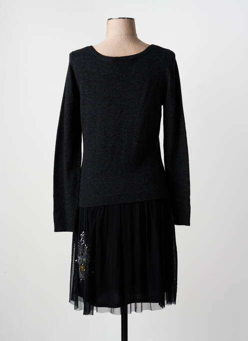 Rochie midi negru NOUGAT femeie