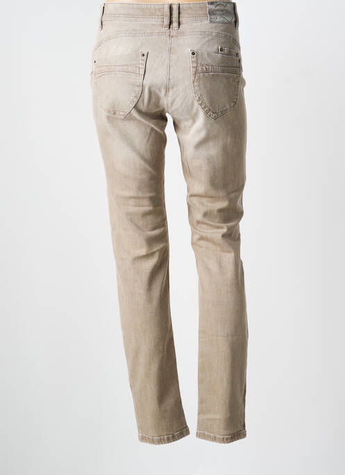 Blugi cu croială slim bej ZERRES femeie