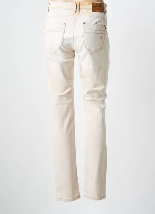 Blugi cu croială slim bej ZERRES femeie