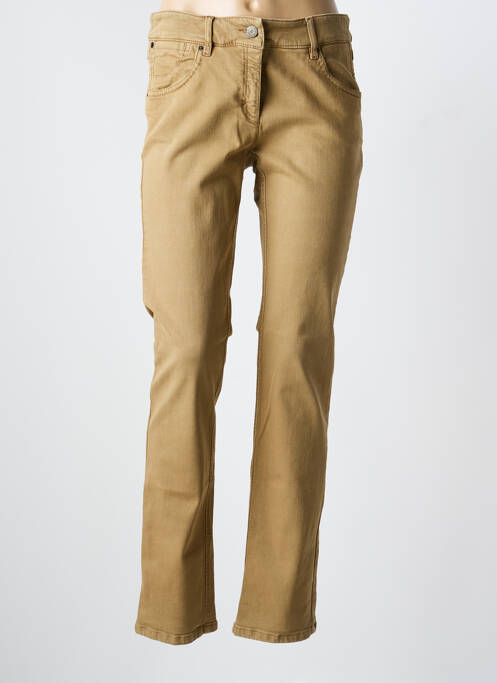 Blugi cu croială slim maro ZERRES femeie