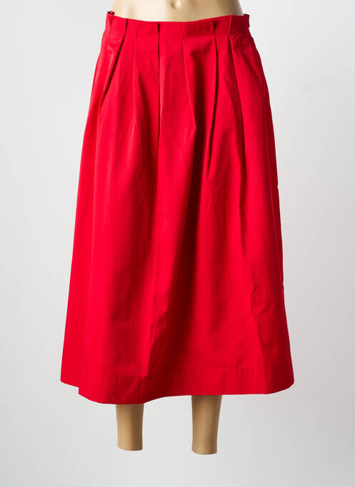 Fustă lungă roșu ZARA femeie