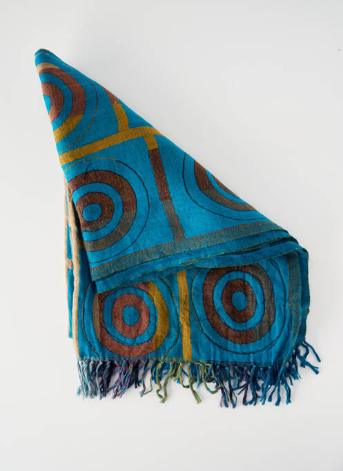 Eșarfă albastru MAIS IL EST OU LE SOLEIL femeie