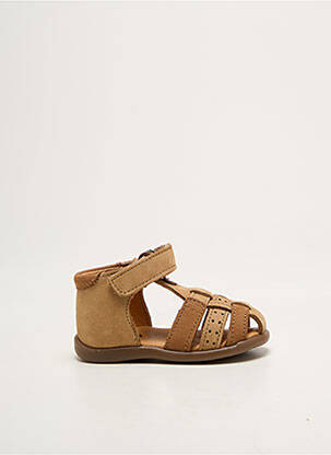 Sandale/Pantofi decupați maro GBB băiat