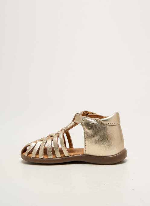 Sandale/Pantofi decupați auriu GBB fată