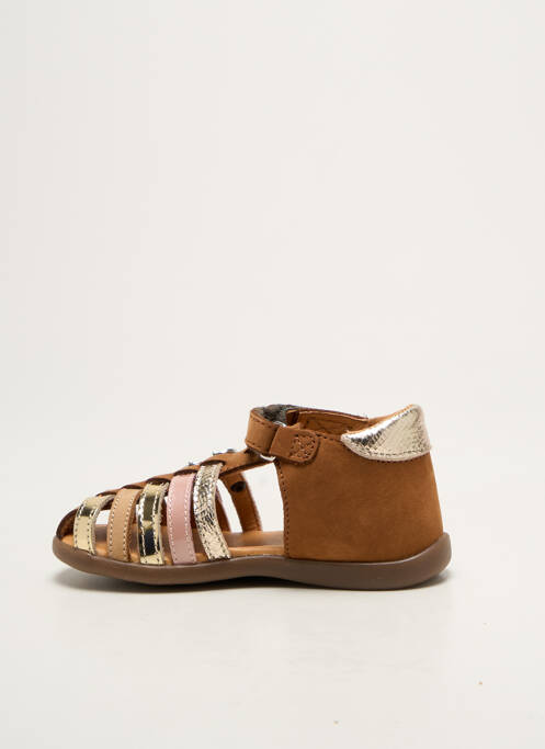 Sandale/Pantofi decupați maro GBB fată