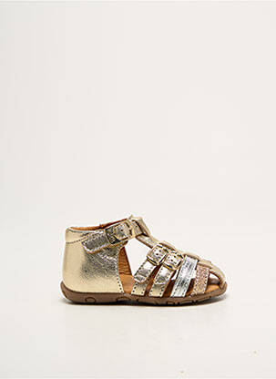 Sandale/Pantofi decupați auriu GBB fată