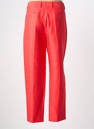 Pantalon drept țesătură crep mărime normală roșu CHLOÉ STORA femeie