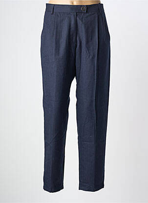 Pantalon drept albastru MAISON LAB femeie