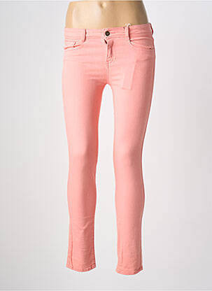 Blugi skinny elasticitate talie joasă roz VIRGINIE CASTAWAY femeie