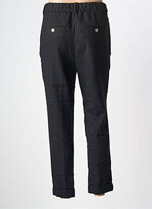 Pantalon 7/8 talie înaltă talie înaltă negru MAISON LAB femeie