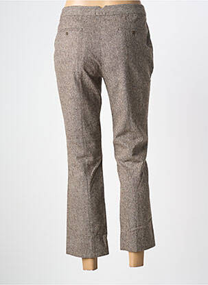 Pantalon 7/8 talie înaltă talie înaltă maro LE MONT ST MICHEL femeie
