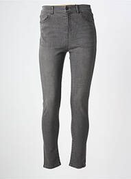 Blugi skinny talie înaltă talie înaltă gri LAB DIP PARIS femme