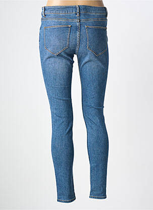 Blugi skinny elasticitate talie joasă albastru LAB DIP PARIS femeie