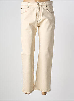 Blugi cu croială dreaptă bej SESSUN femeie