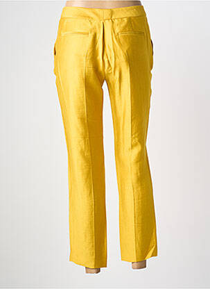 Pantalon 7/8 talie înaltă talie înaltă galben CHLOÉ STORA femeie