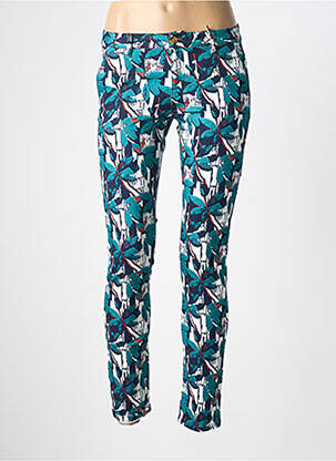 Pantalon chino talie joasă talie joasă verde LAB DIP PARIS femeie