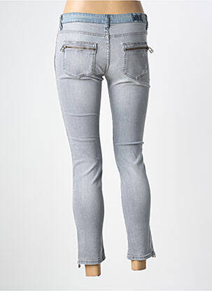 Blugi skinny elasticitate talie joasă gri SWILDENS femeie