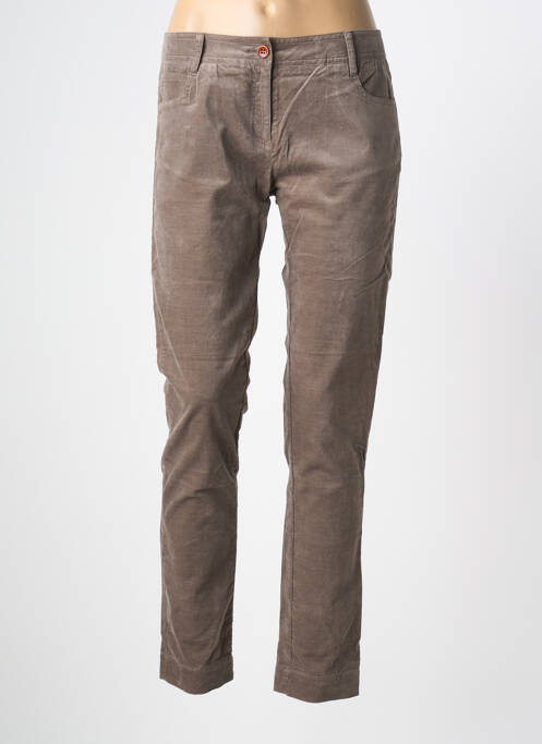 Pantalon slim maro SESSUN femeie