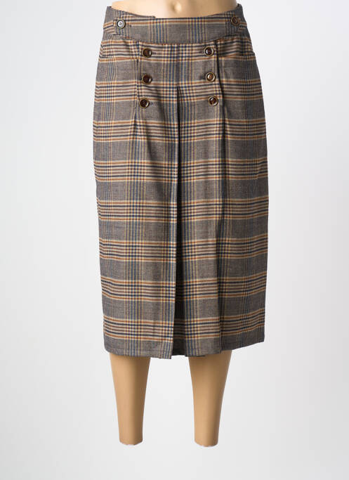 Fustă midi albastru SESSUN femeie