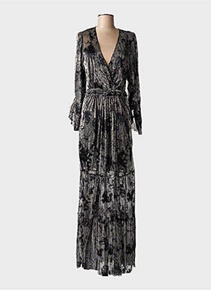 Rochie lungă argintiu BA&SH femeie