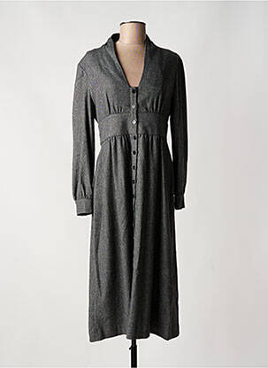 Rochie lungă mâneci lungi mâneci lungi gri BA&SH femeie