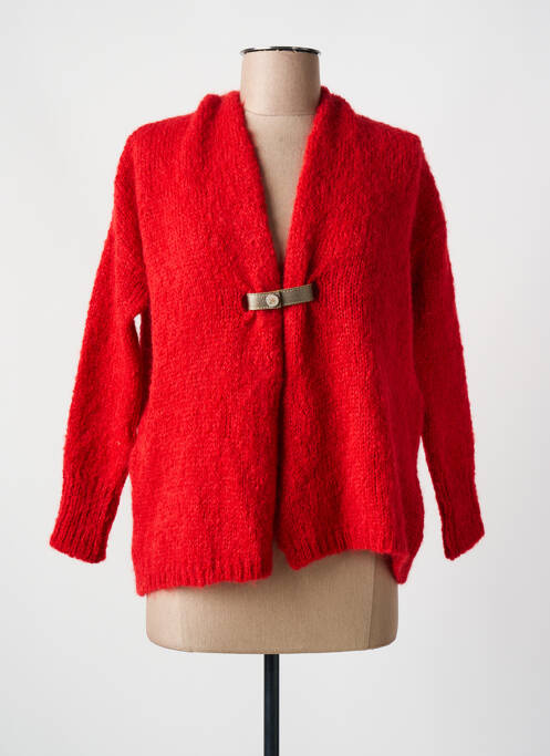 Vestă cu mâneci lungi roșu MAEVY femeie