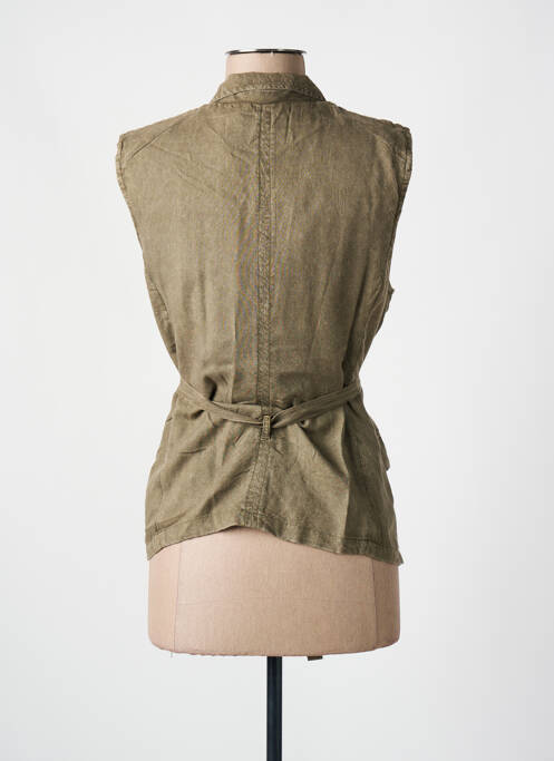 Vestă fără mâneci verde VIRGINIE CASTAWAY femeie