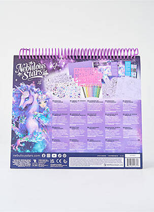 Accesoriu divers imprimeu fantezie violet NEBULOUS STARS fată