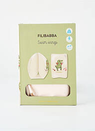 Accesoriu divers imprimeu fantezie verde FILIBABBA copil