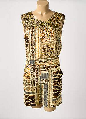 Salopetă scurtă galben PAUL BRIAL femeie