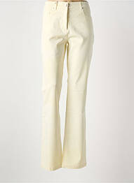 Pantalon drept elasticitate mărime normală bej PAUL BRIAL femme