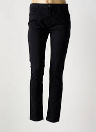 Pantalon slim țesătură poplin mărime normală negru PAUL BRIAL femeie