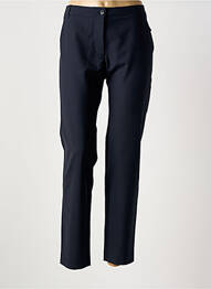 Pantalon slim elasticitate mărime normală albastru RIVIERES DE LUNE femme