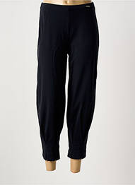 Pantalon 7/8 elasticitate mărime normală negru MALOKA femeie