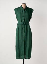 Rochie midi mâneci scurte mâneci scurte verde SURKANA femeie