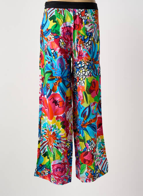 Pantalon larg albastru MALOKA femeie