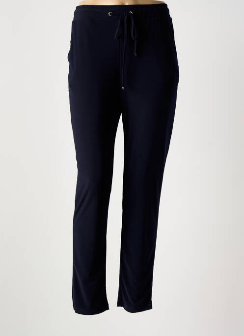 Pantalon slim albastru MALOKA femeie