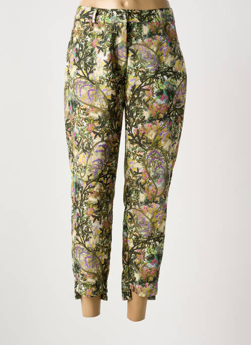 Pantalon 7/8 verde MALOKA femeie