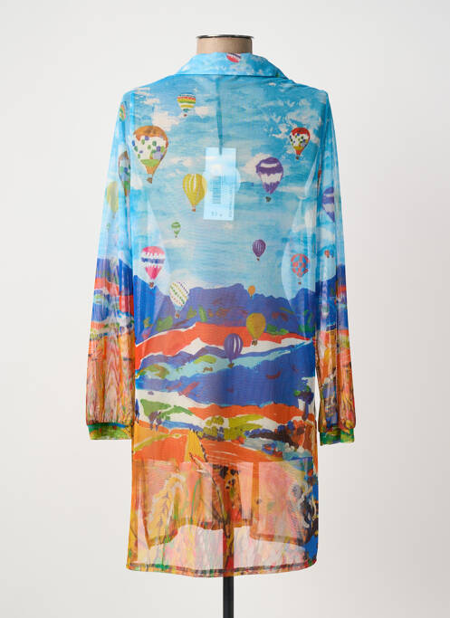 Tunică mâneci lungi albastru MALOKA femeie