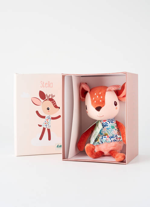 Doudou portocaliu LILLIPUTIENS copil