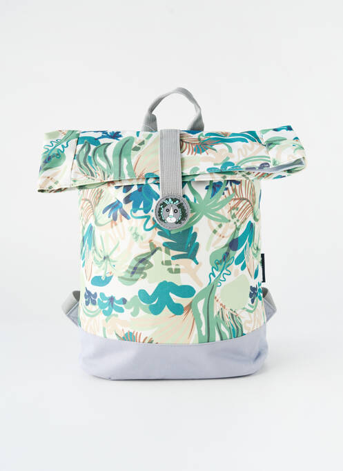 Ghiozdan verde LES DEGLINGOS băiat