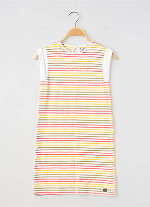 Rochie scurtă galben ELLE EST OU LA MER fată