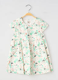 Rochie scurtă mâneci scurte mâneci scurte alb MOULIN ROTY fille