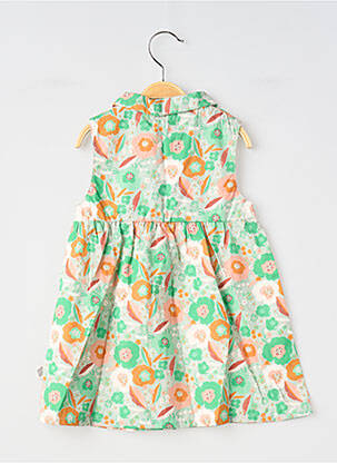 Rochie scurtă fără mâneci fără mâneci verde MOULIN ROTY fată