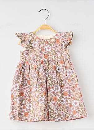 Rochie scurtă mâneci scurte mâneci scurte roz SO FAMILY fată