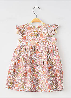 Rochie scurtă mâneci scurte mâneci scurte roz SO FAMILY fată