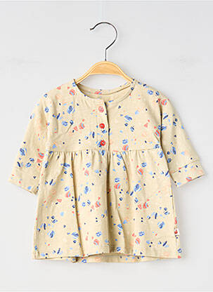 Rochie scurtă bej MOULIN ROTY fată