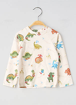 Costum de baie dintr-o singură piesă bej FILIBABBA băiat